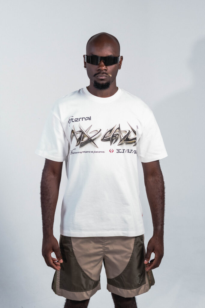 camiseta ivory de corte relajado