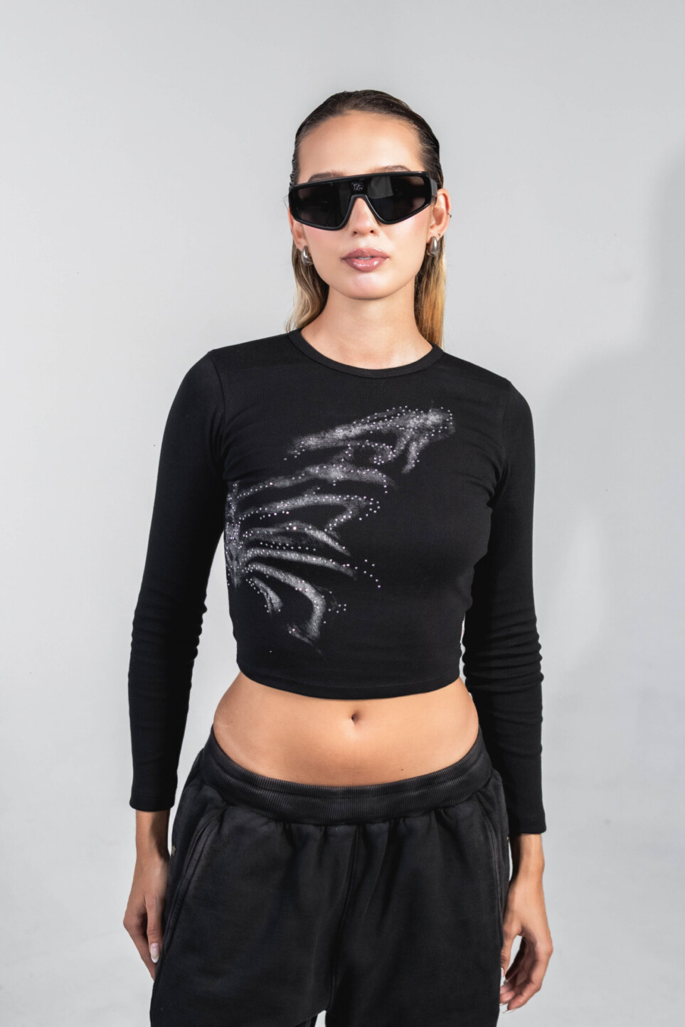 long sleeve stone btf black