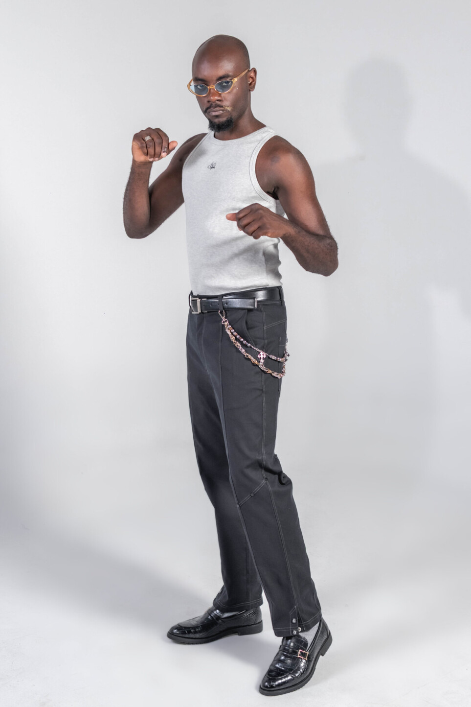 Classic straight pants