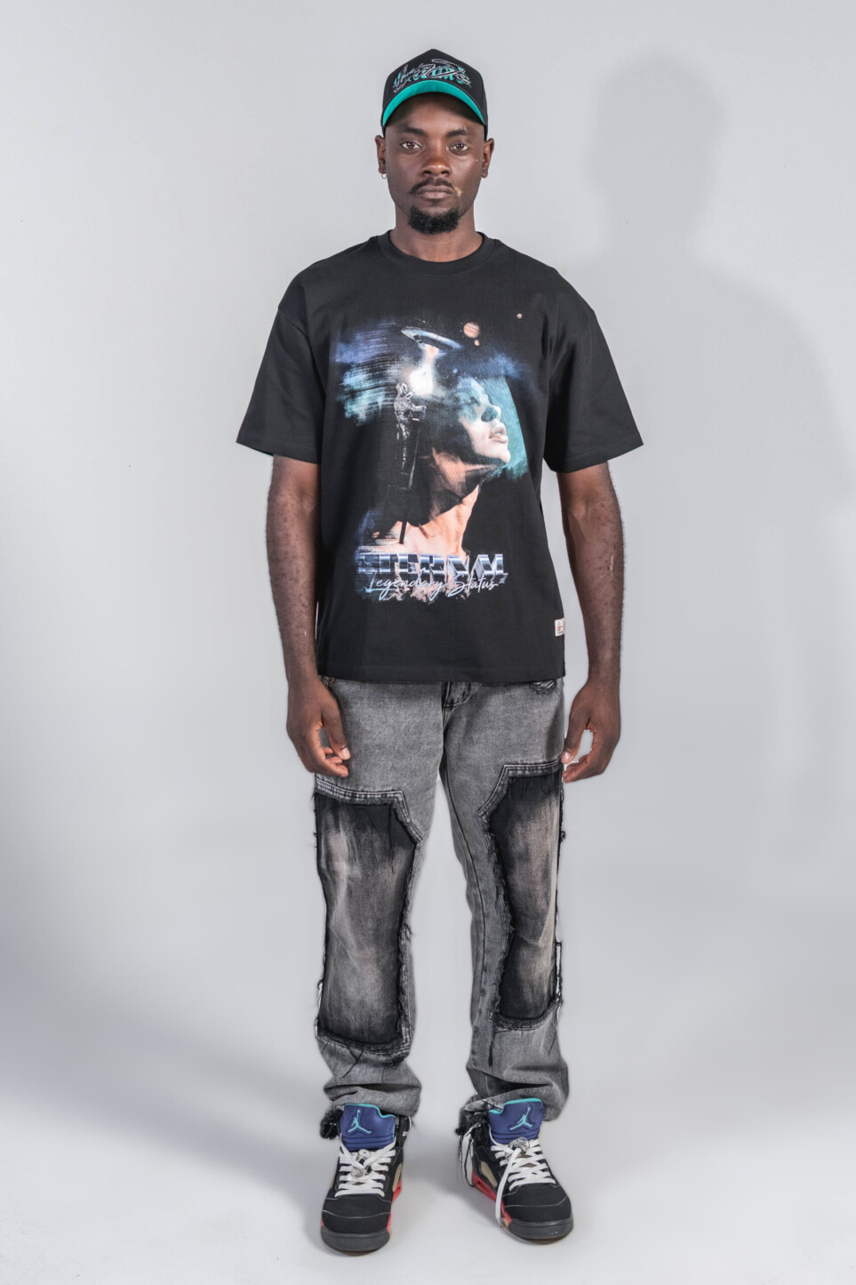 Consciousness black t shirt