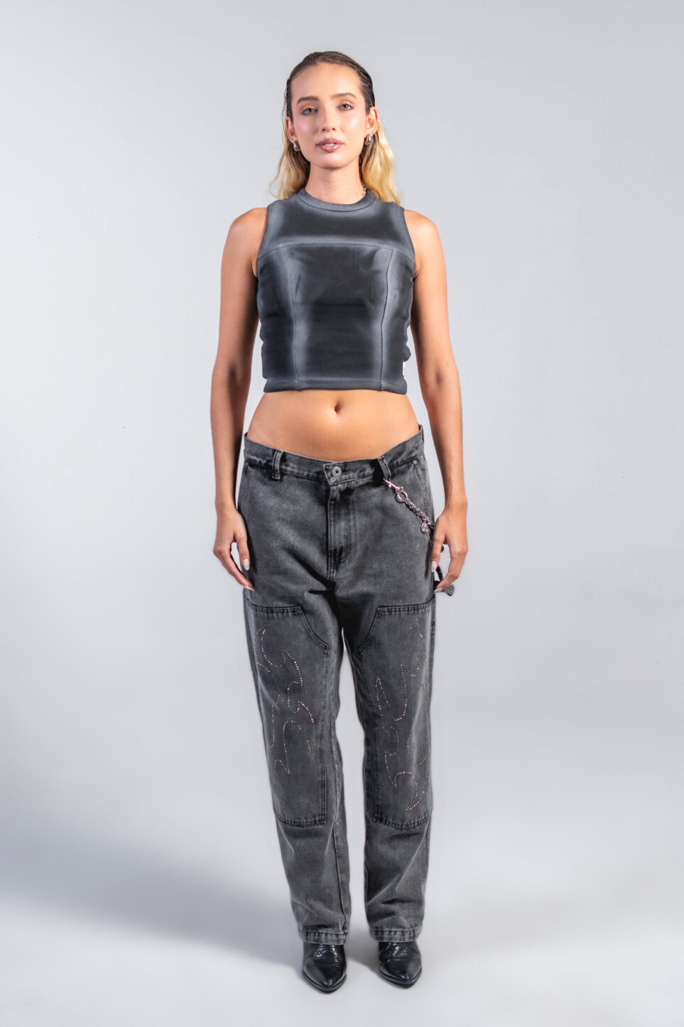 Interestelar sleeveless black